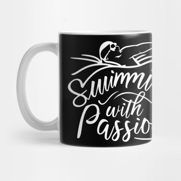 Swimming With Passion! Swimming Freestyle by Positive Designer